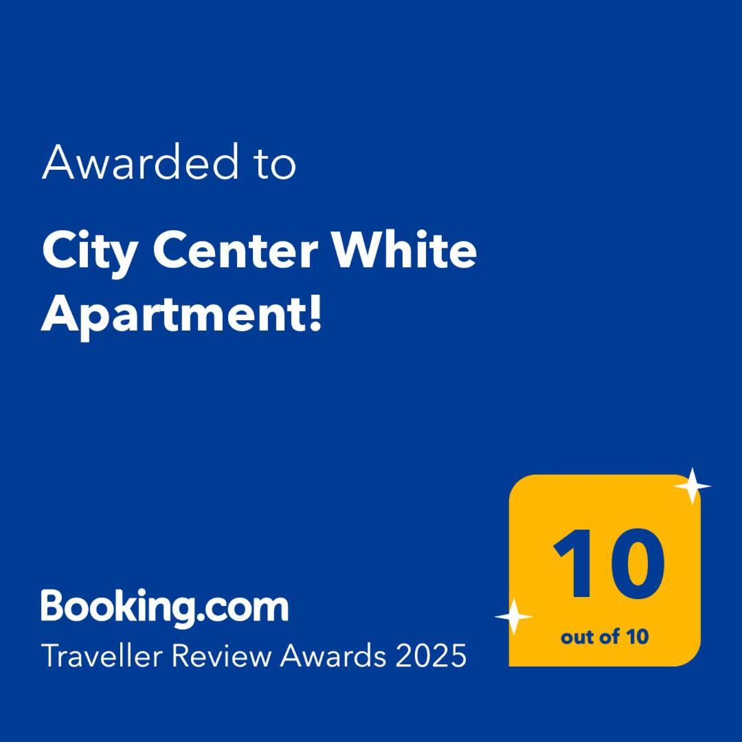 City Center White Apartment! Escópia Exterior foto